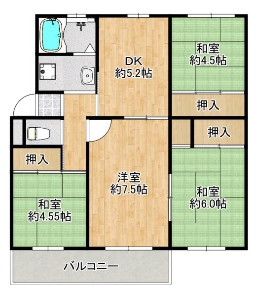 高倉台5-1団地　14号棟
