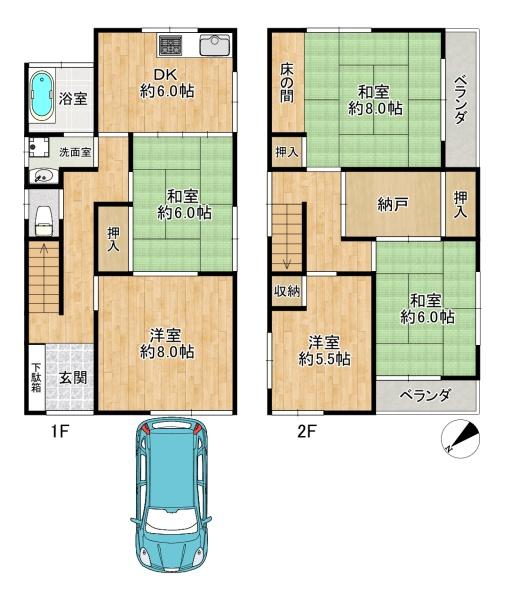 明石市材木町　中古戸建