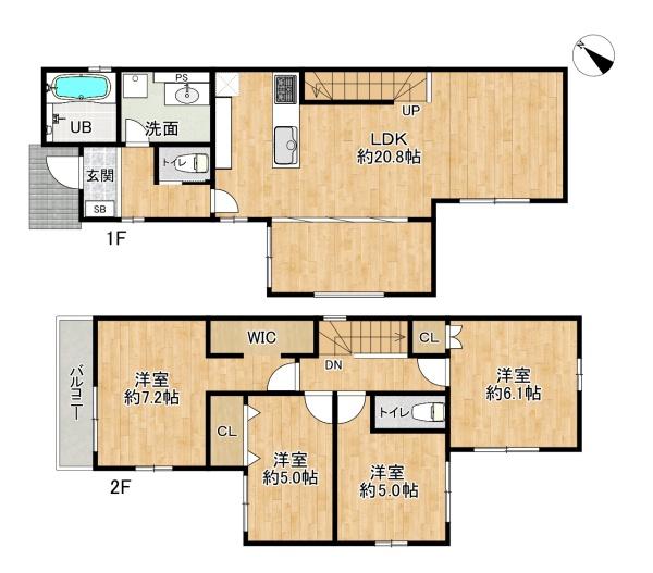垂水区御霊町　2期1棟　新築戸建