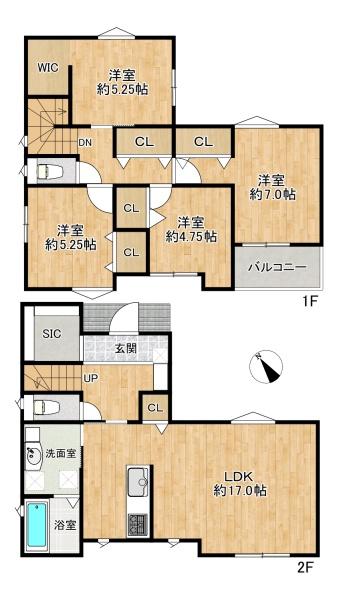 西区伊川谷町有瀬　1号棟　新築戸建