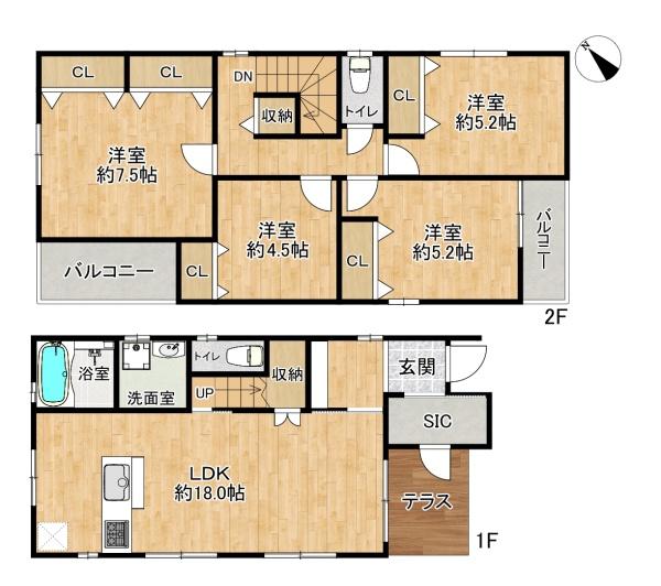 明石市大久保町西脇　A号棟　新築戸建