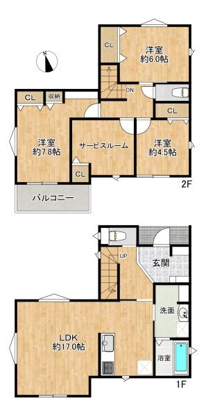明石市第1東人丸町　2号棟新築戸建