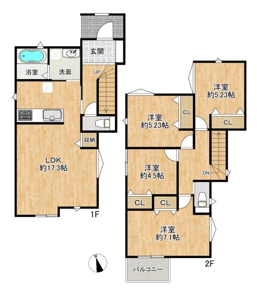 明石市第1東人丸町　3号棟新築戸建