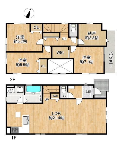 垂水区南多聞台8丁目1期2号棟　新築戸建