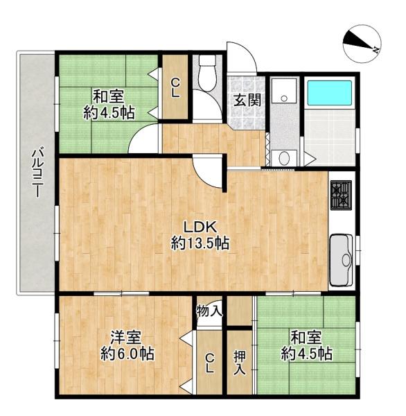 高倉台7-2団地30号棟