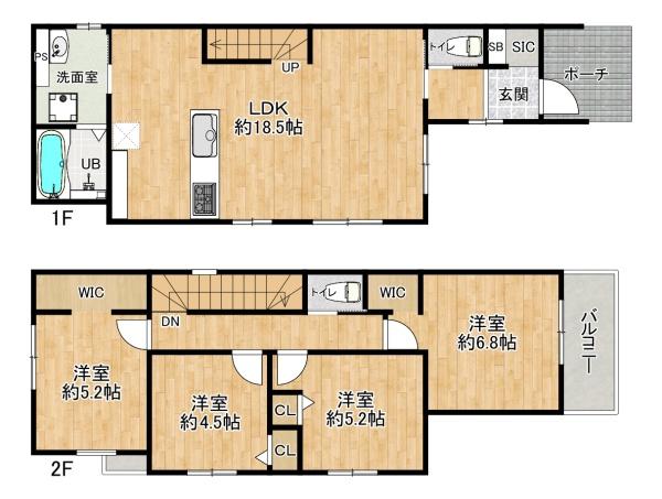 垂水区中道2期2号棟　新築戸建