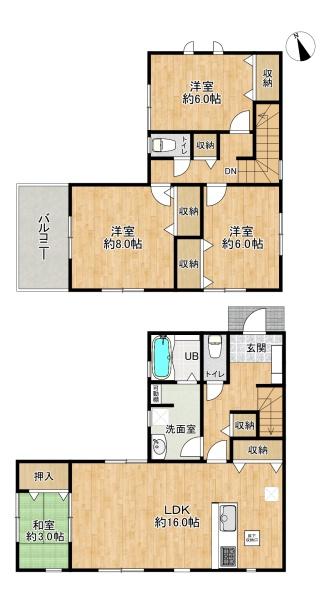 明石市沢野　1号棟新築戸建