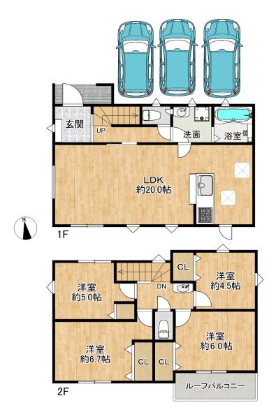 須磨区菅の台7丁目　1号棟　新築戸建