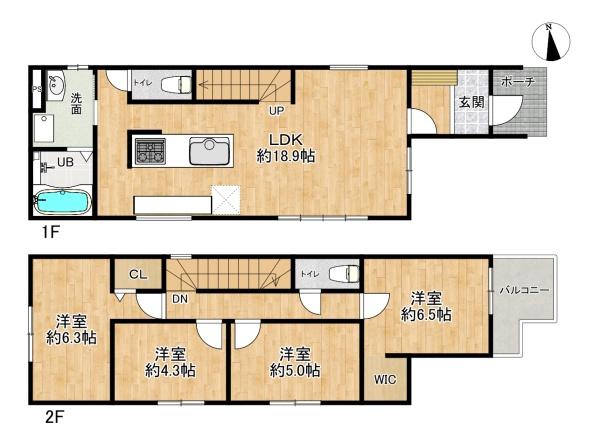 垂水区中道2期1号棟　新築戸建