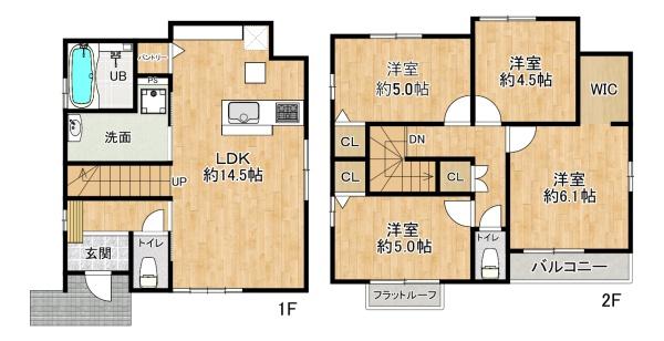 垂水区歌敷山1期1号棟　新築未入居