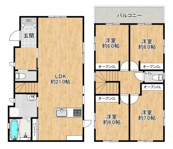 明石市松が丘3丁目　1号地　新築戸建
