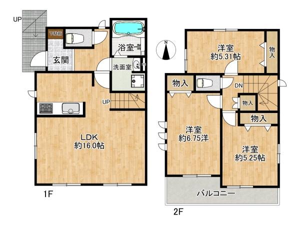 明石大久保町高丘5丁目　1号棟新築戸建