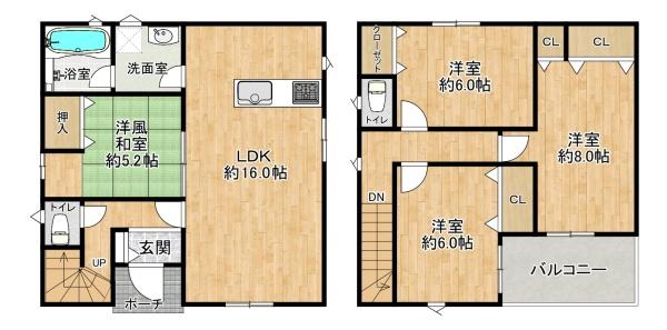 明石市大久保町八木　新築戸建　1号棟
