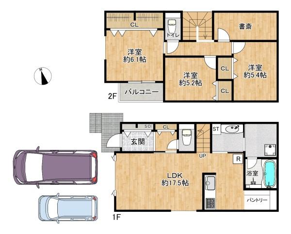 垂水区狩口台2丁目　1号棟新築戸建