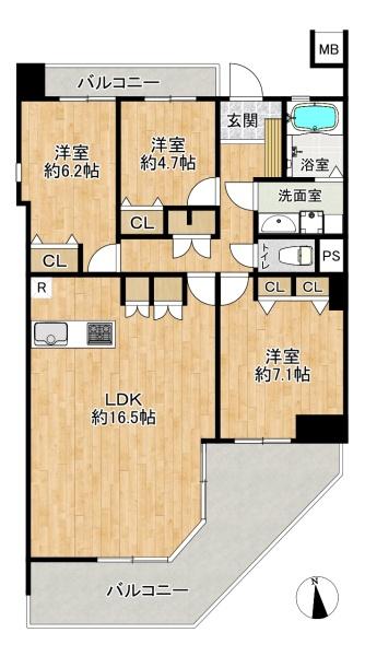 エルタウン学園5　114号棟