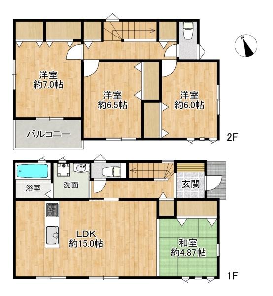 明石市大久保町山手台2丁目　2号棟新築戸建