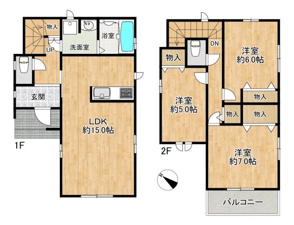 明石市魚住町清水　新築戸建　A号地