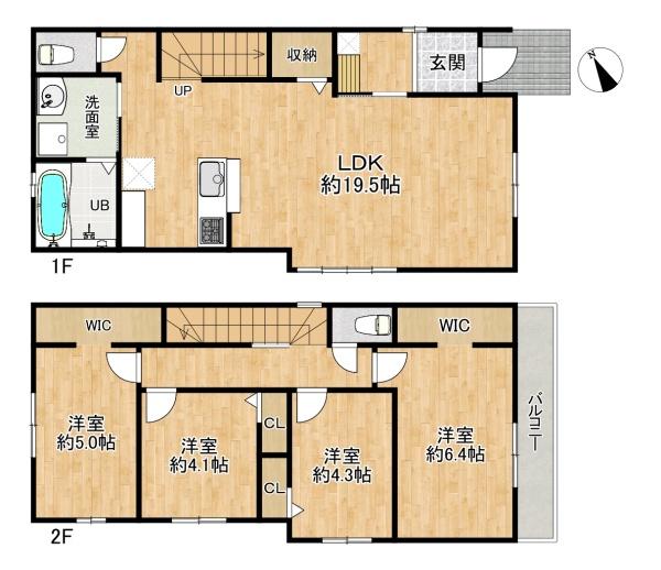 明石市太寺大野町1期1号棟　新築戸建