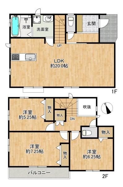 明石市大久保町西島　A号棟　新築戸建