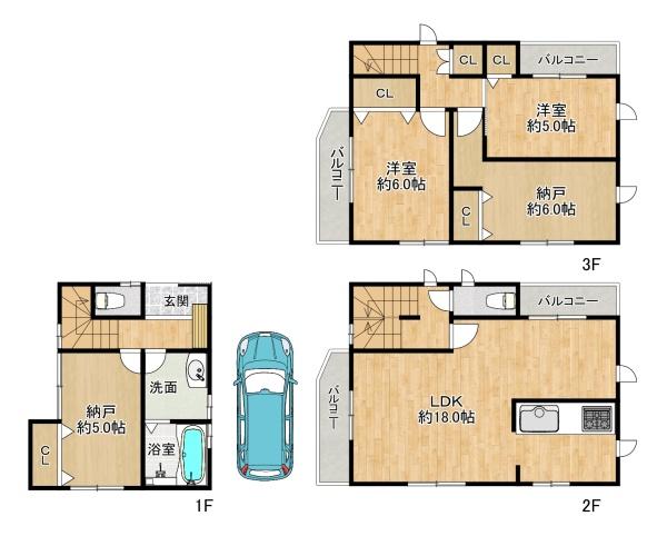 明石市中朝霧丘　新築戸建