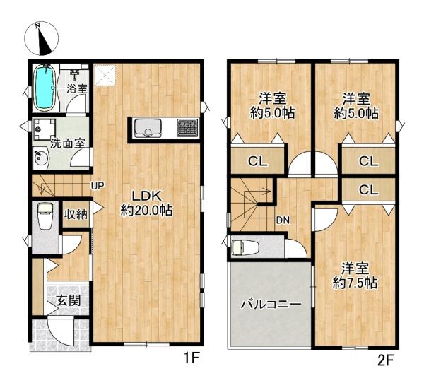 垂水区上高丸3丁目　1号棟　新築戸建