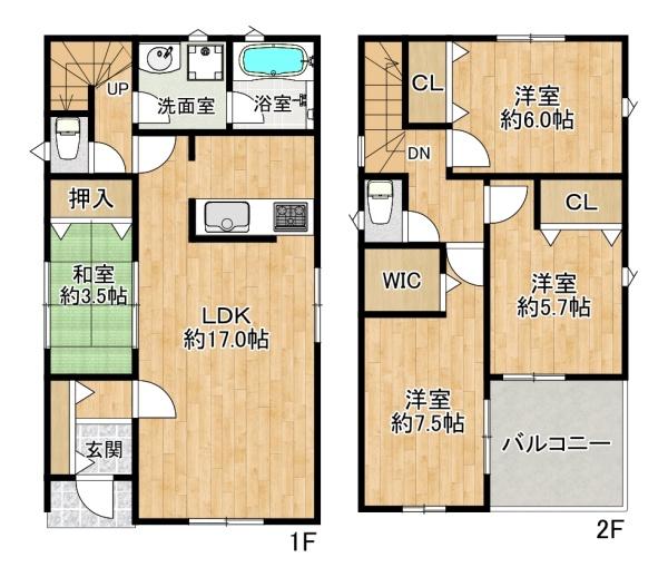 垂水区上高丸3丁目　2号棟　新築戸建