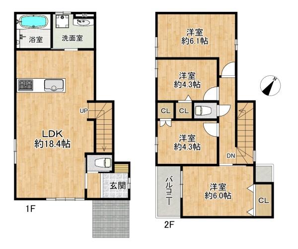 明石市朝霧山手町　1号棟　新築戸建