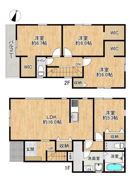 垂水区千鳥が丘2丁目　1号棟　新築戸建