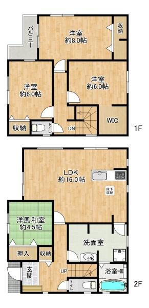 垂水区千鳥が丘2丁目　2号棟　新築戸建