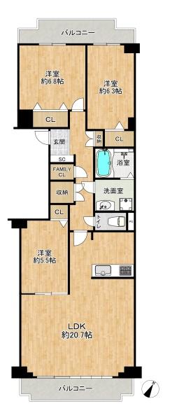 コープ野村須磨離宮前　A棟