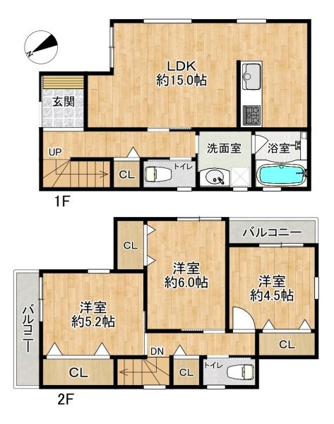 西区持子2丁目　新築戸建