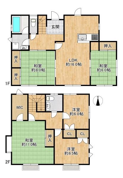 西区月が丘3丁目　中古戸建