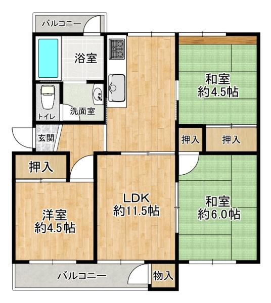 狩口台住宅22号棟