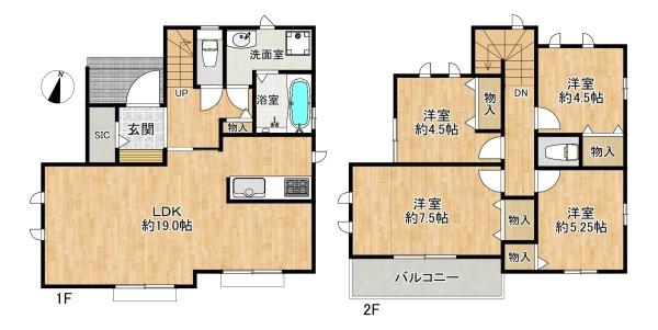 明石市大久保町高丘1丁目　A号棟　新築戸建