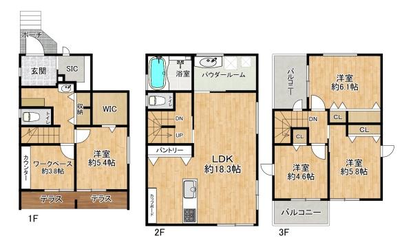垂水区舞子台1丁目　新築戸建