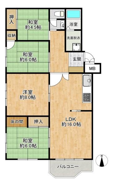 明舞北住宅4号棟