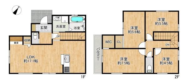 明石市二見町東二見　1号棟　新築戸建