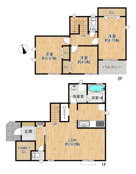 明石市魚住町西岡　D号棟　新築戸建