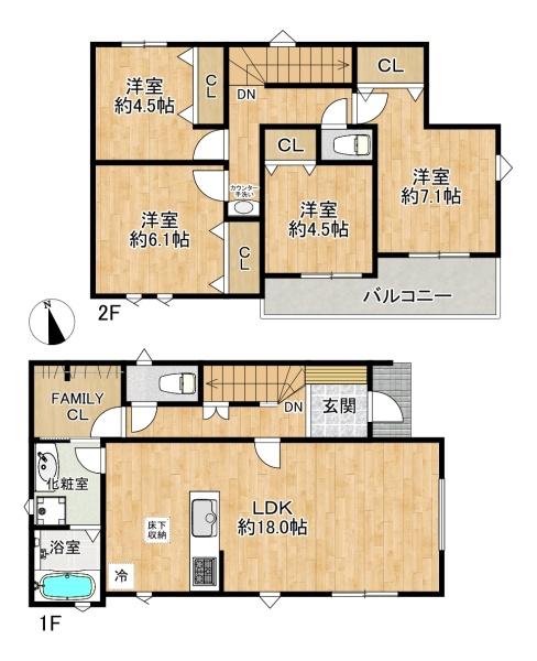垂水区西舞子5丁目　1号棟　新築戸建