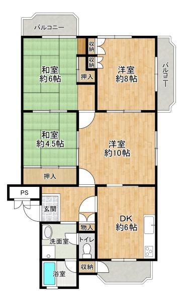 城の宮第二住宅14号棟