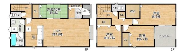 加古川市別府町新野辺北町２丁目の新築一戸建