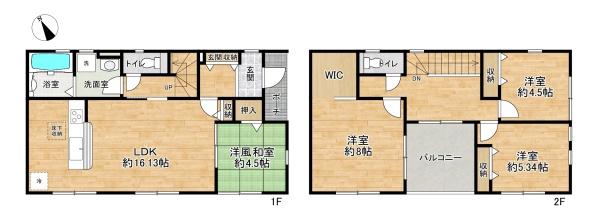 加古川市米田町平津の新築一戸建