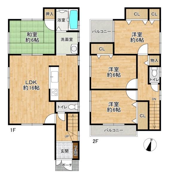 高砂市神爪４丁目の中古一戸建