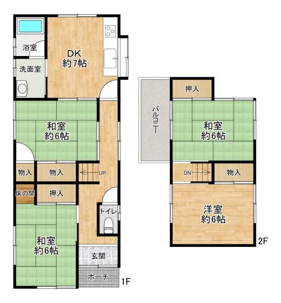 高砂市米田町島の中古一戸建