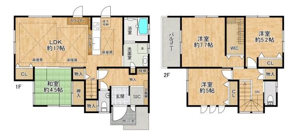 加古郡播磨町東野添３丁目の中古一戸建