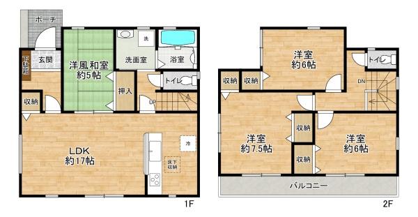 加古川市野口町野口の新築一戸建
