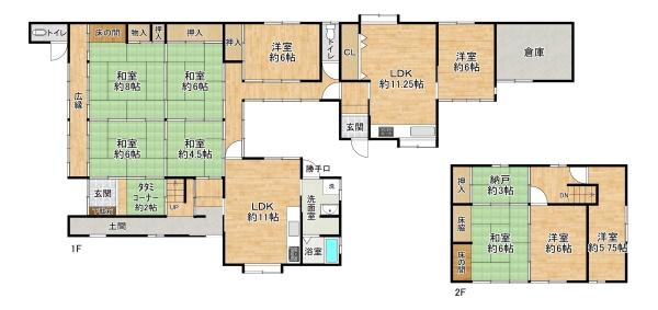 加古川市上荘町都染の中古一戸建