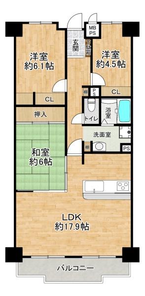 万葉ハイツ東加古川