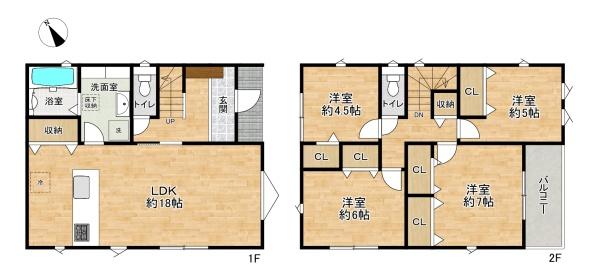 加古川市平岡町二俣の新築一戸建