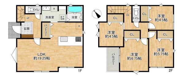 加古川市平岡町二俣の新築一戸建